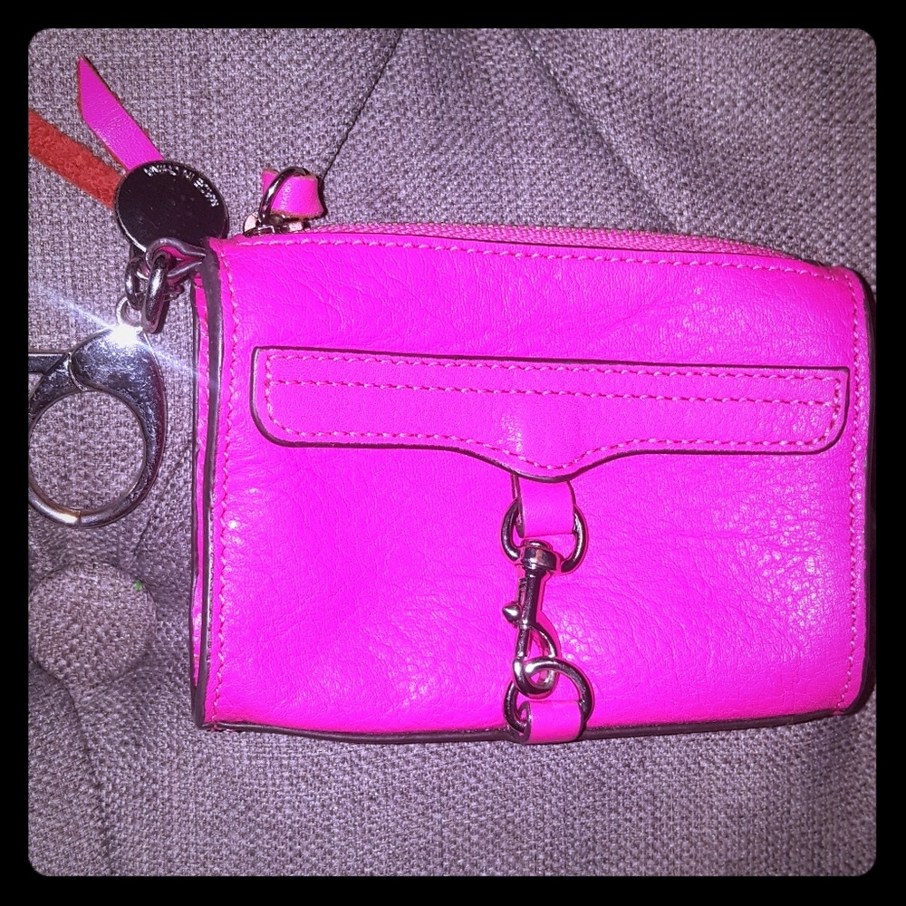 Rebecca Minkoff small clip on ID wallet coin purse